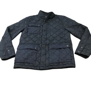 Bonobos The Banff Quilted Jacket Field Mens M Navy Blue Slim Fit 17368-BLN71